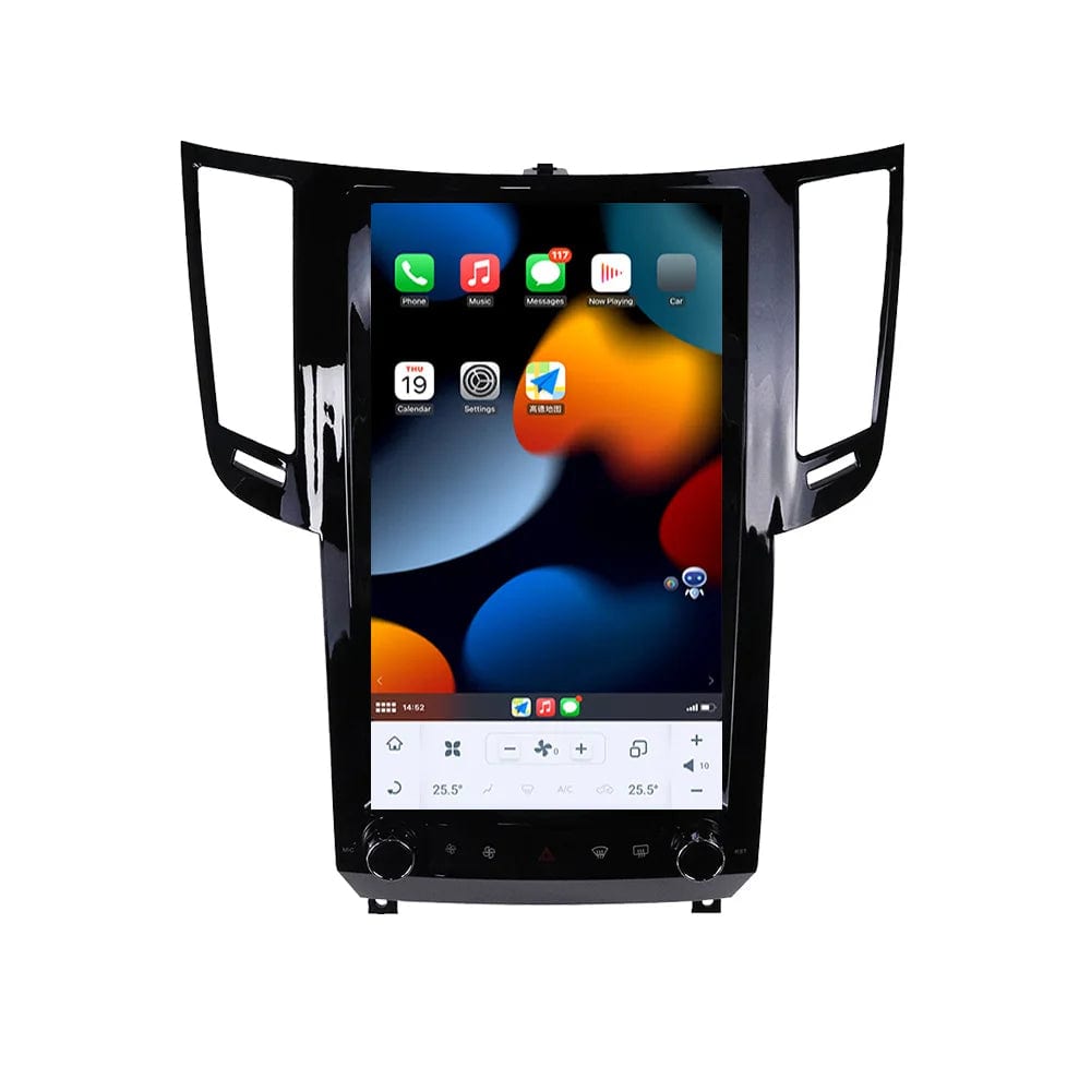 Tesla-Style Touch Screen Radio for INFINITI QX70 / FX35 / FX37 / FX50 (2009–2016) with Apple CarPlay & Android Auto