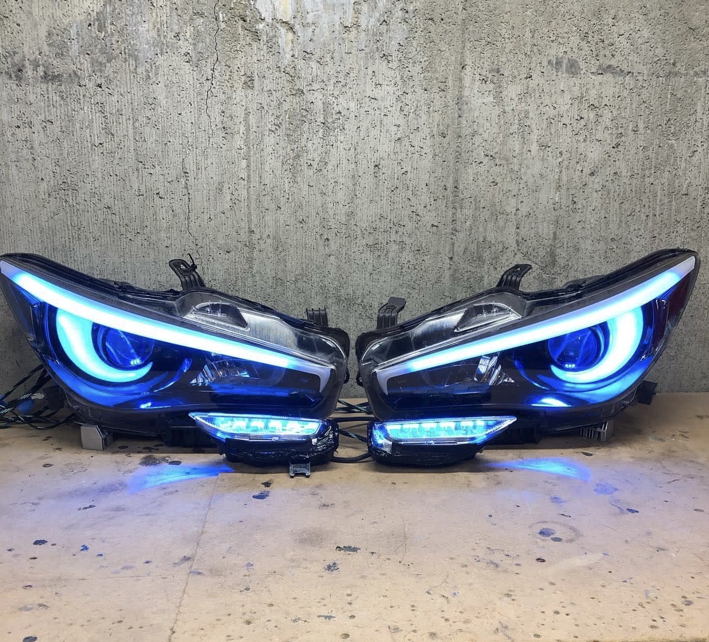 INFINITI Q60 Custom RGB Headlights