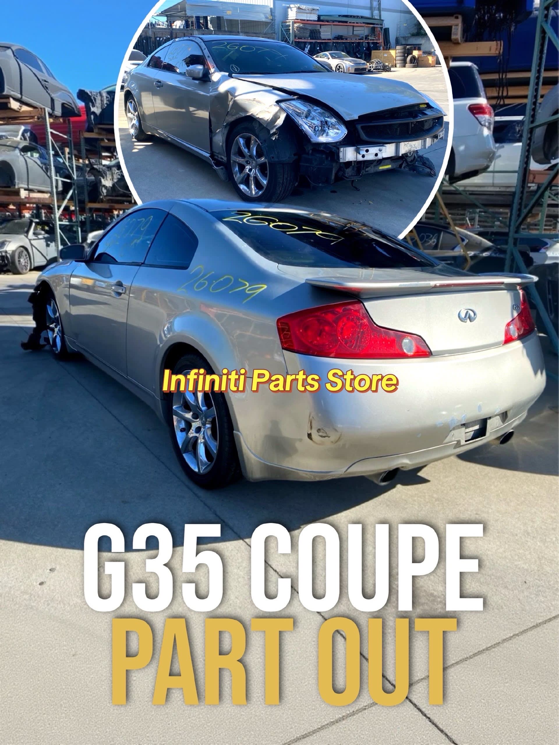 INFINITI G35 Coupe – Part Out