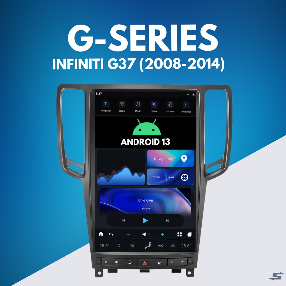 Infiniti G37 (2007–2015)   Android  Head  Unit |   SquareWheels   G-Series
