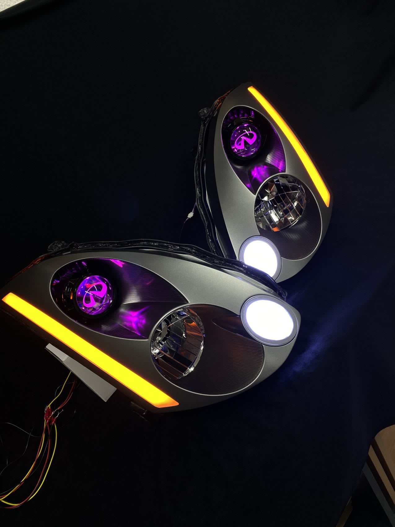 Infiniti G35 Coupe Custom  RGB Headlights