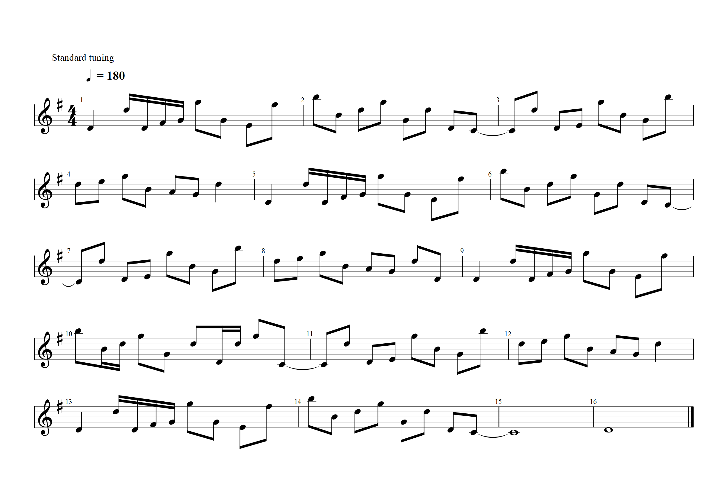 Tapping portion of "Anchors" by Tom's Story.