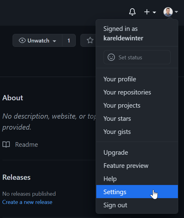 GitHub Settings