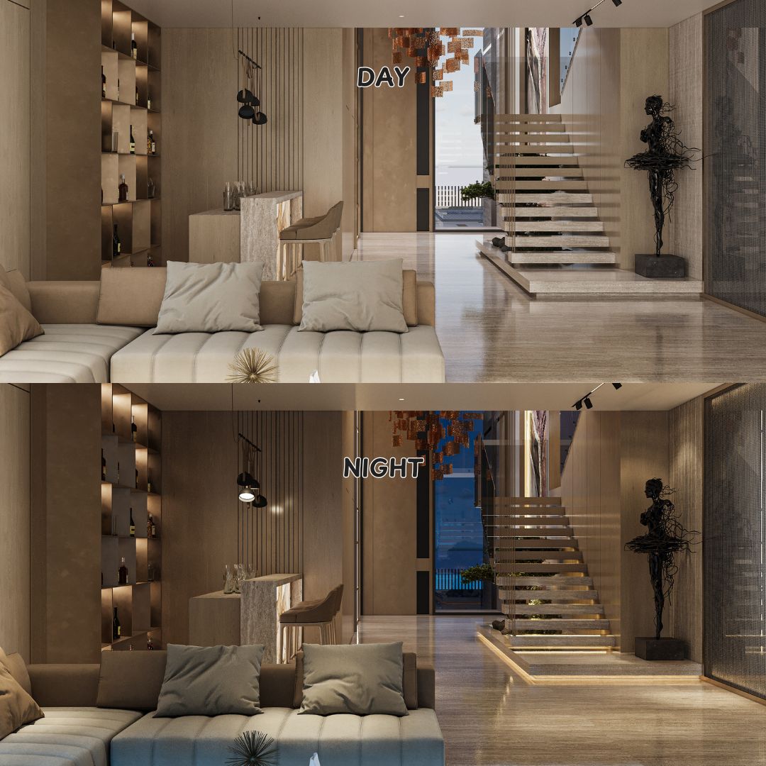Transforming Spaces with Light: A Day-to-Night Design Experience