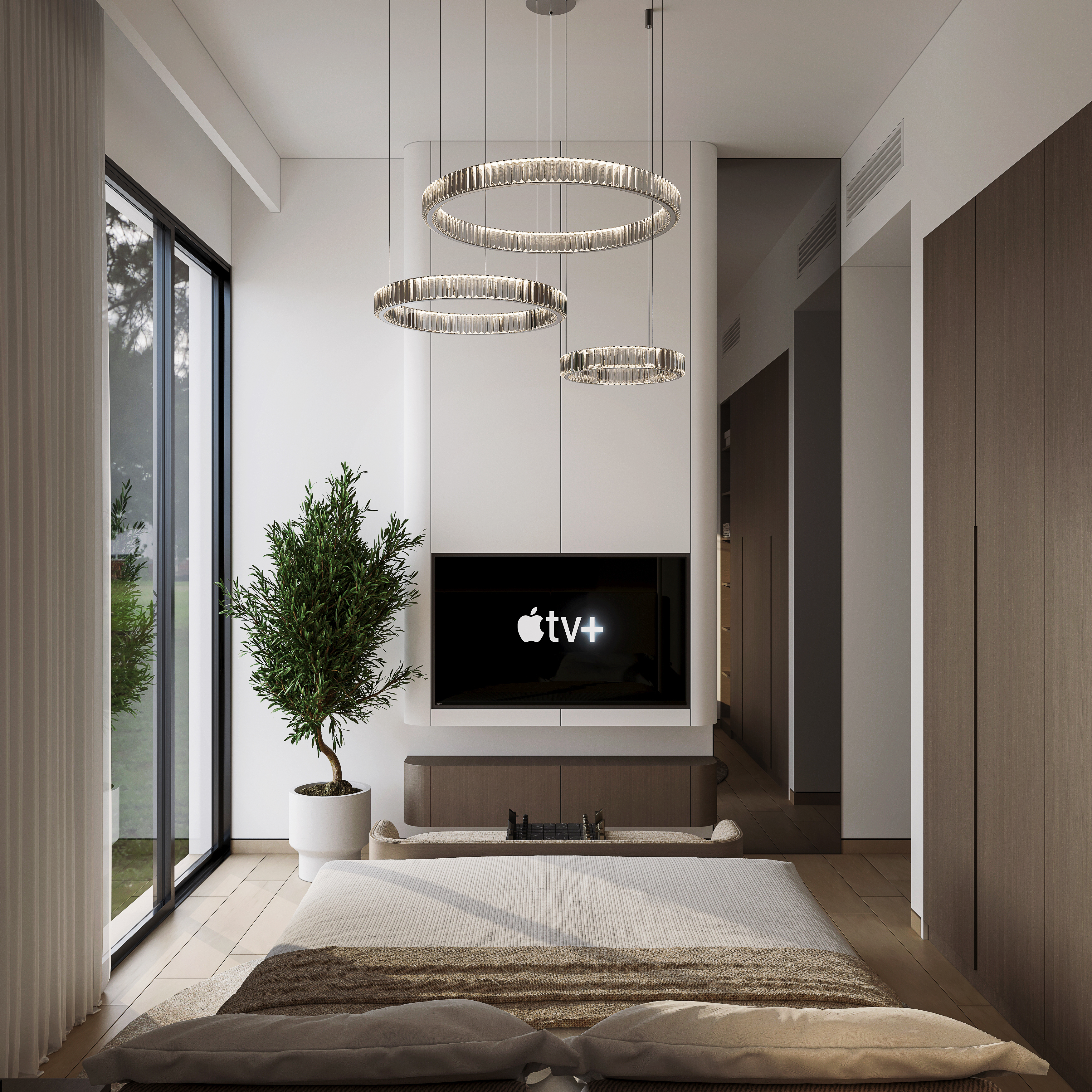 The Art of Modern Luxury: A Serene Bedroom Design