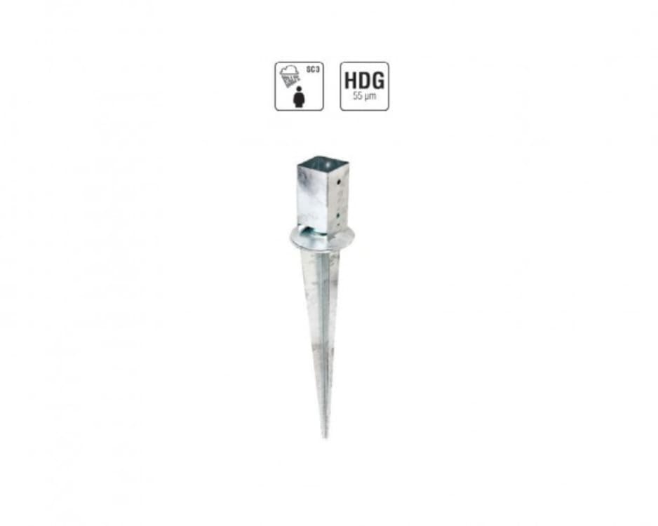 Rotatable Pole Anchors For Square Post, view 1