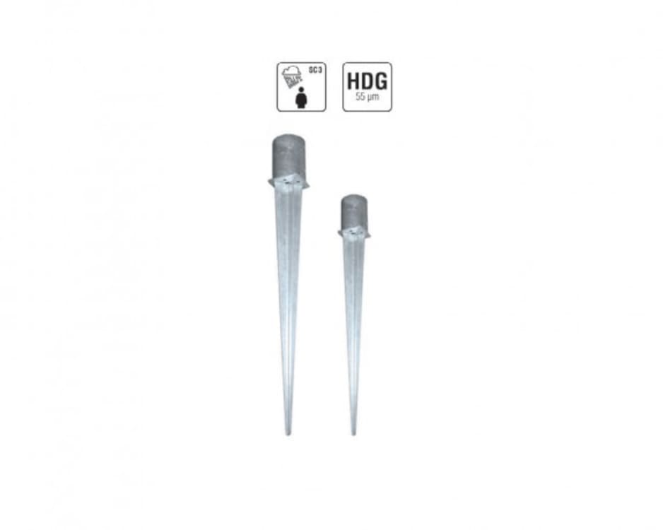 Pole Anchors For Round Post, view 1