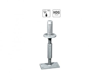 Adjustable Post Support With Long Nut, Adjustable Post Supports