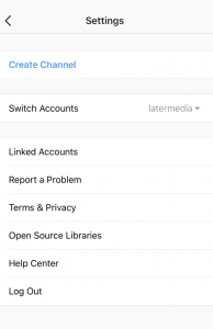 IGTV - vertical mobile video