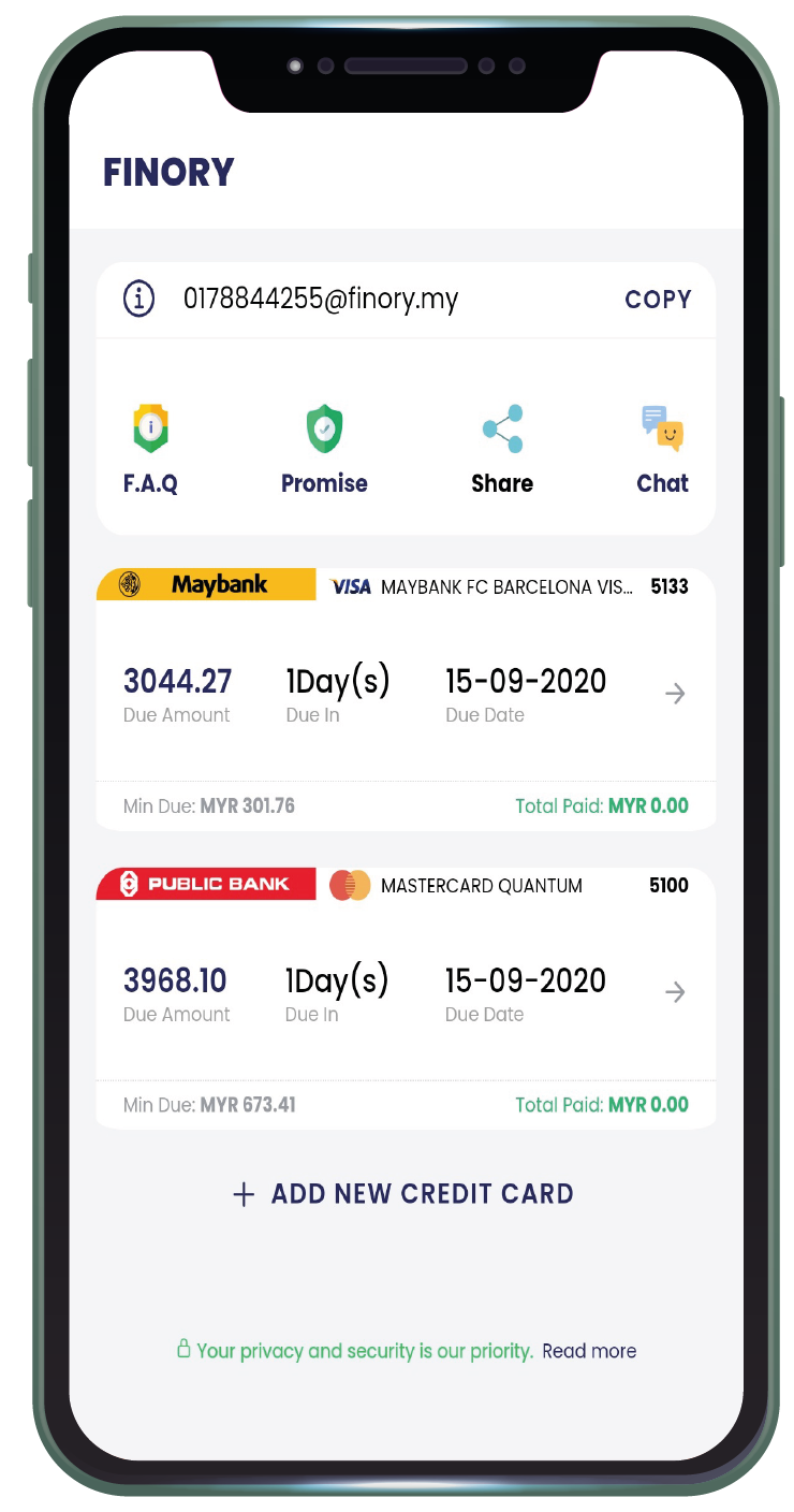 Manage Multiple Cards