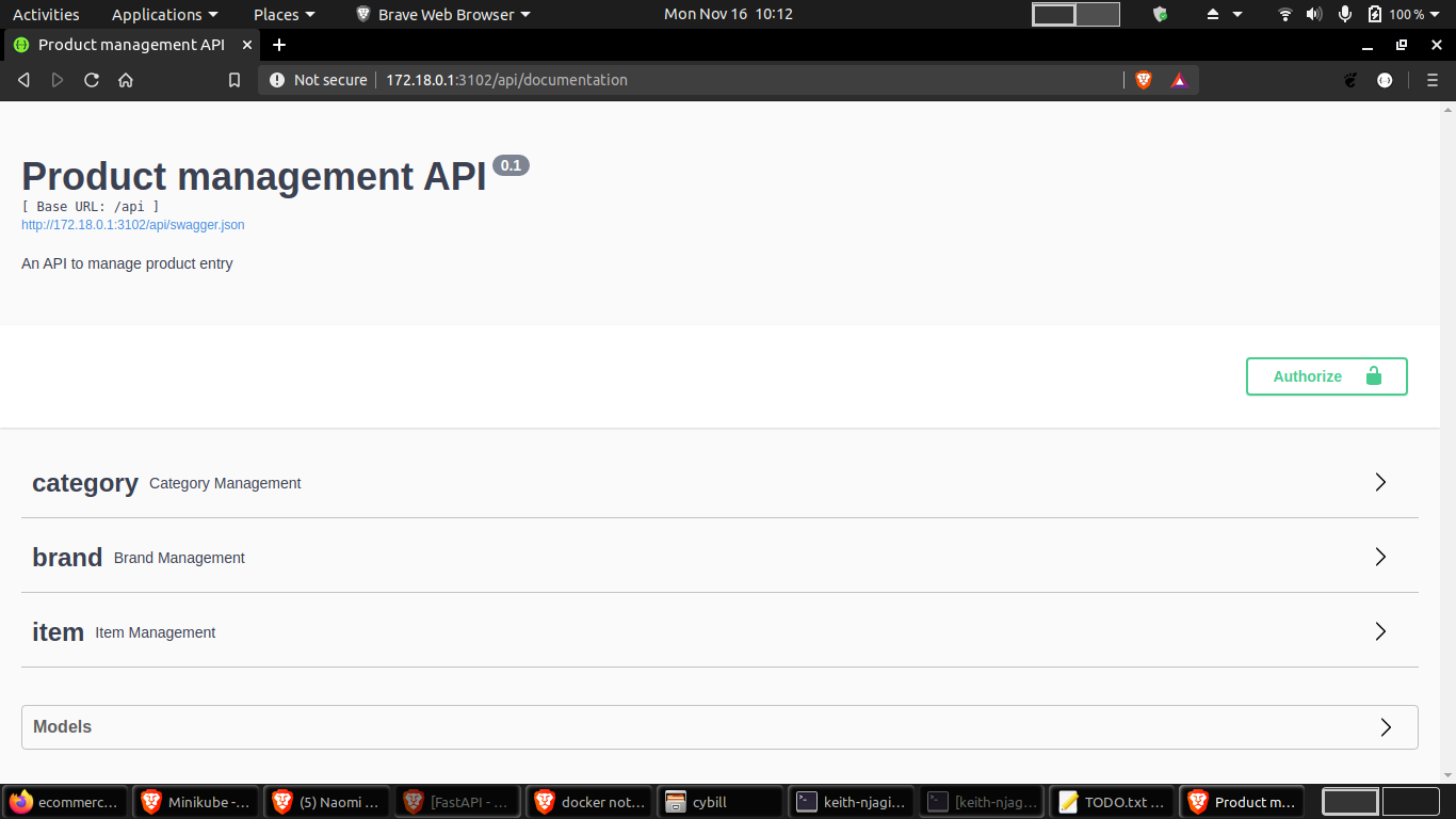 E-commerce backend API
