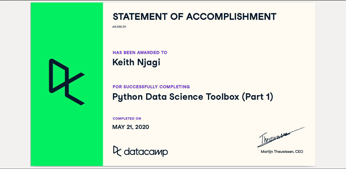 Python Data Science Toolbox (Part 1)