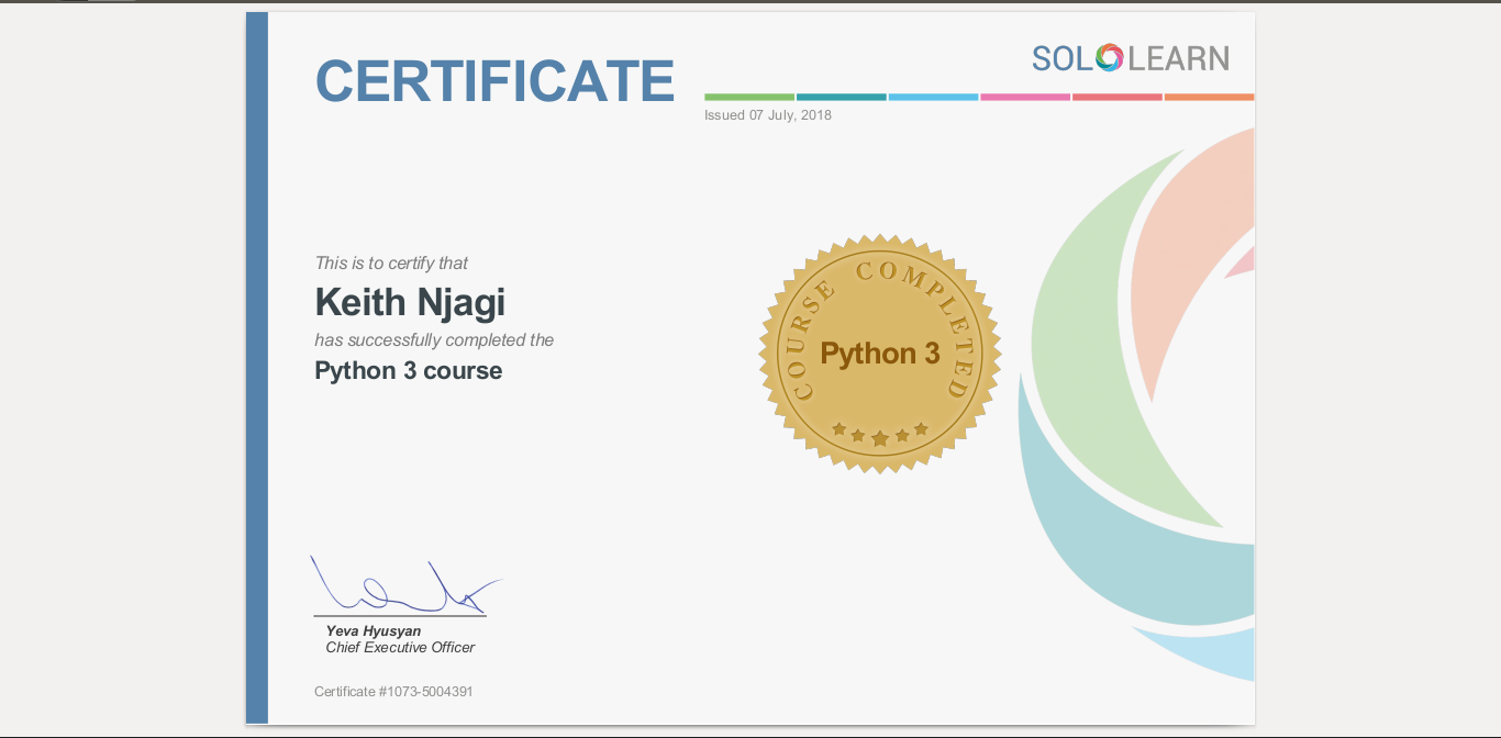 Python 3 Course