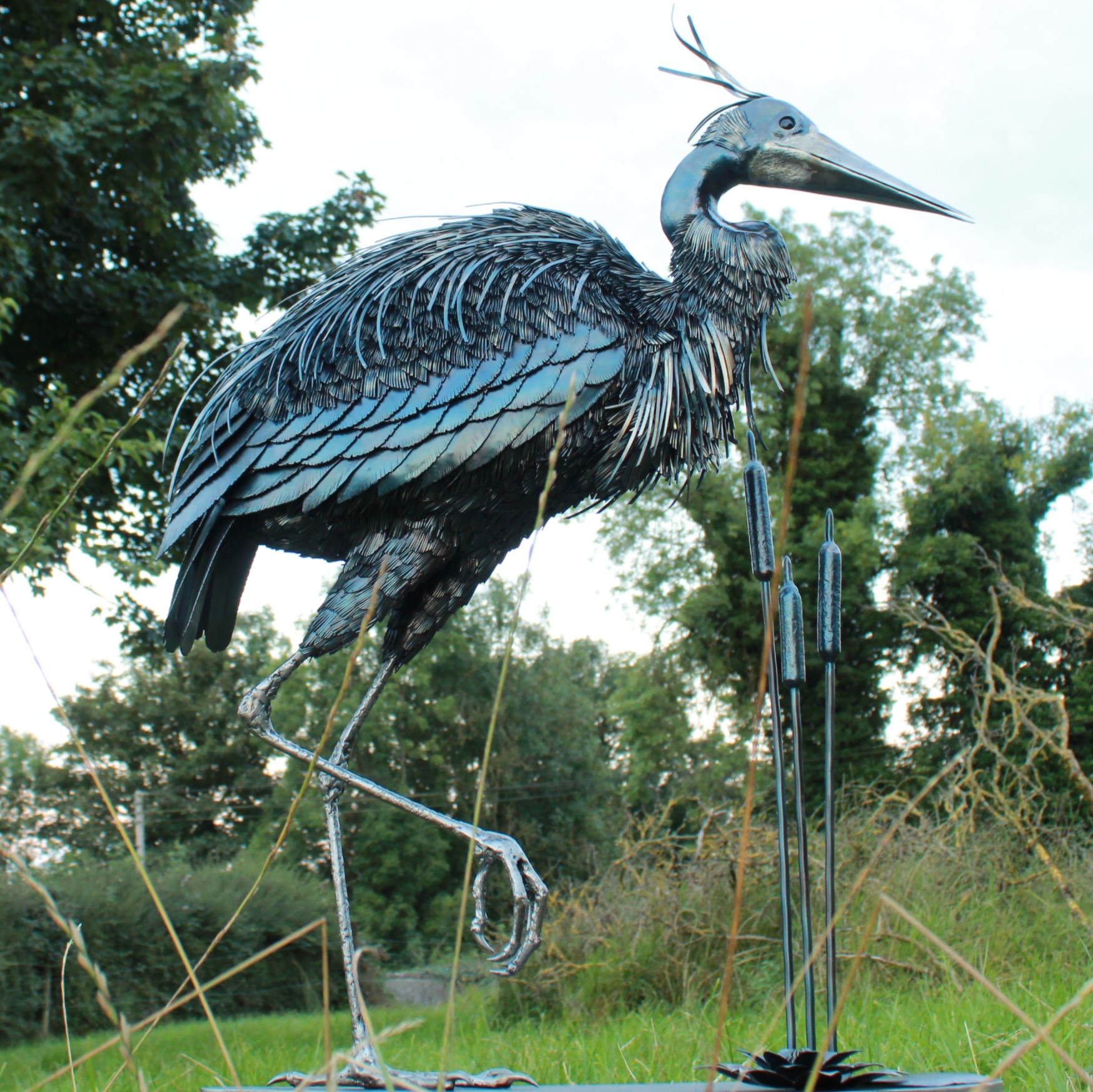 image of hand forged metal sculpture