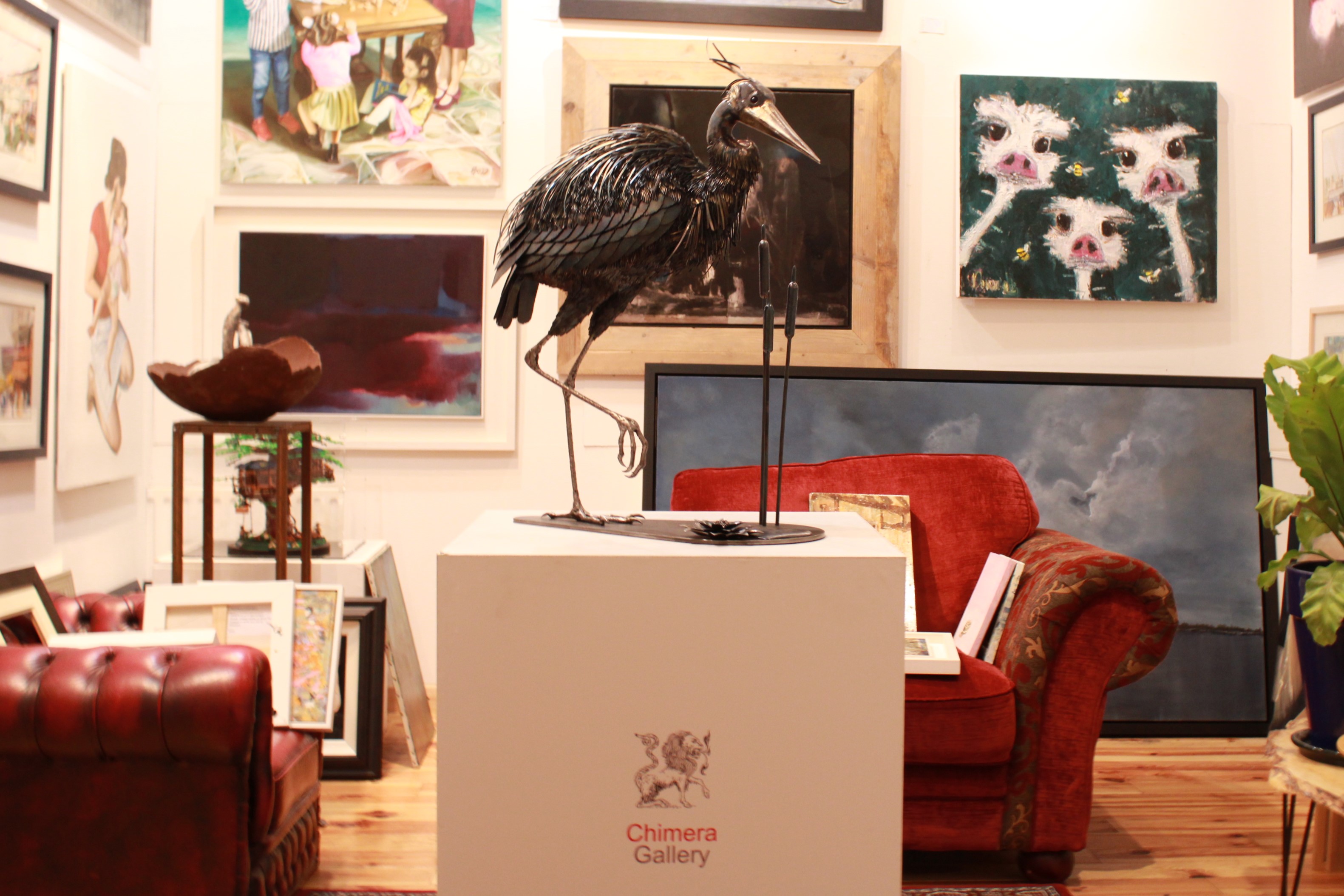 image of hand forged metal sculpture