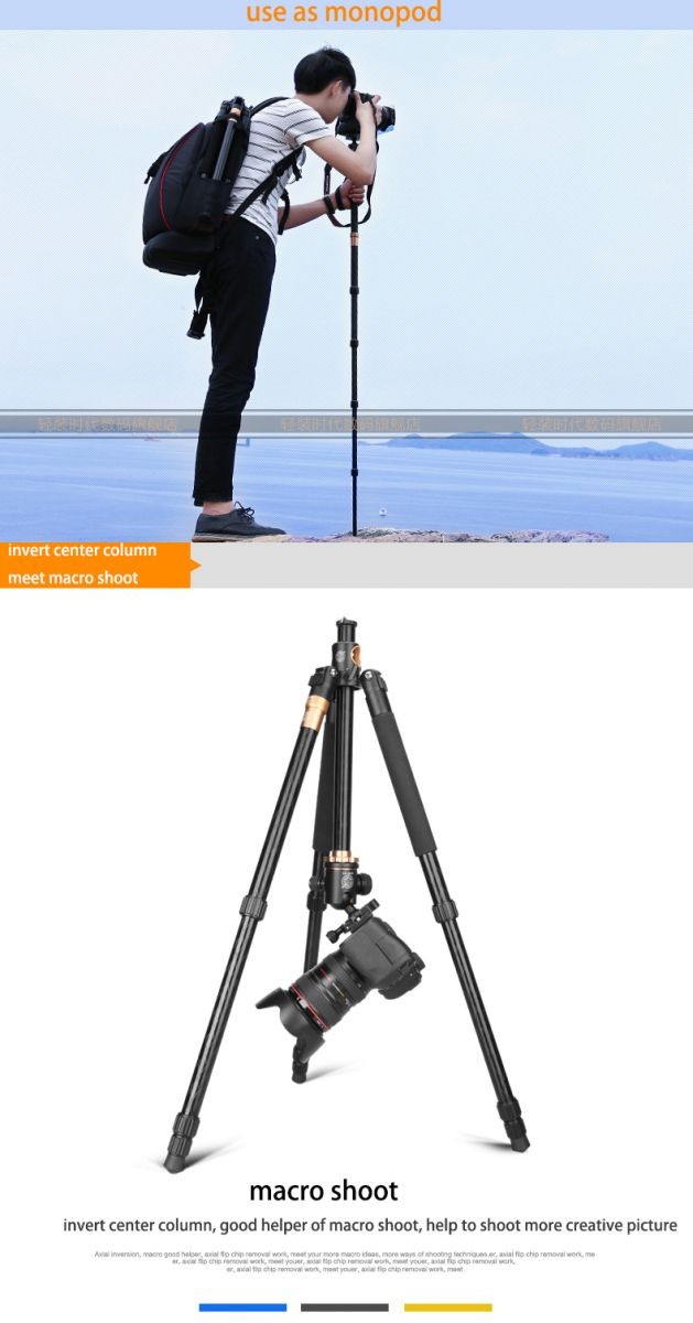 Jual Jual Qzsd Tripod Flat Lay - Qzsd Q999H - Tripod Monopod