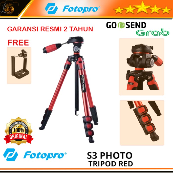 Jual Jual Tripod Fotopro S3 Alumunium Tripod Kamera Slr Mirolless