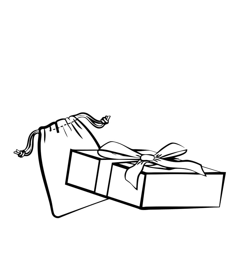 Graphic of Kendra Scott jewelry pouch and gift box