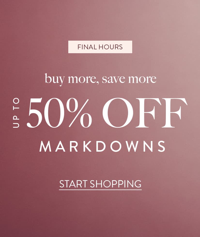 Up to 50% Off Markdowns