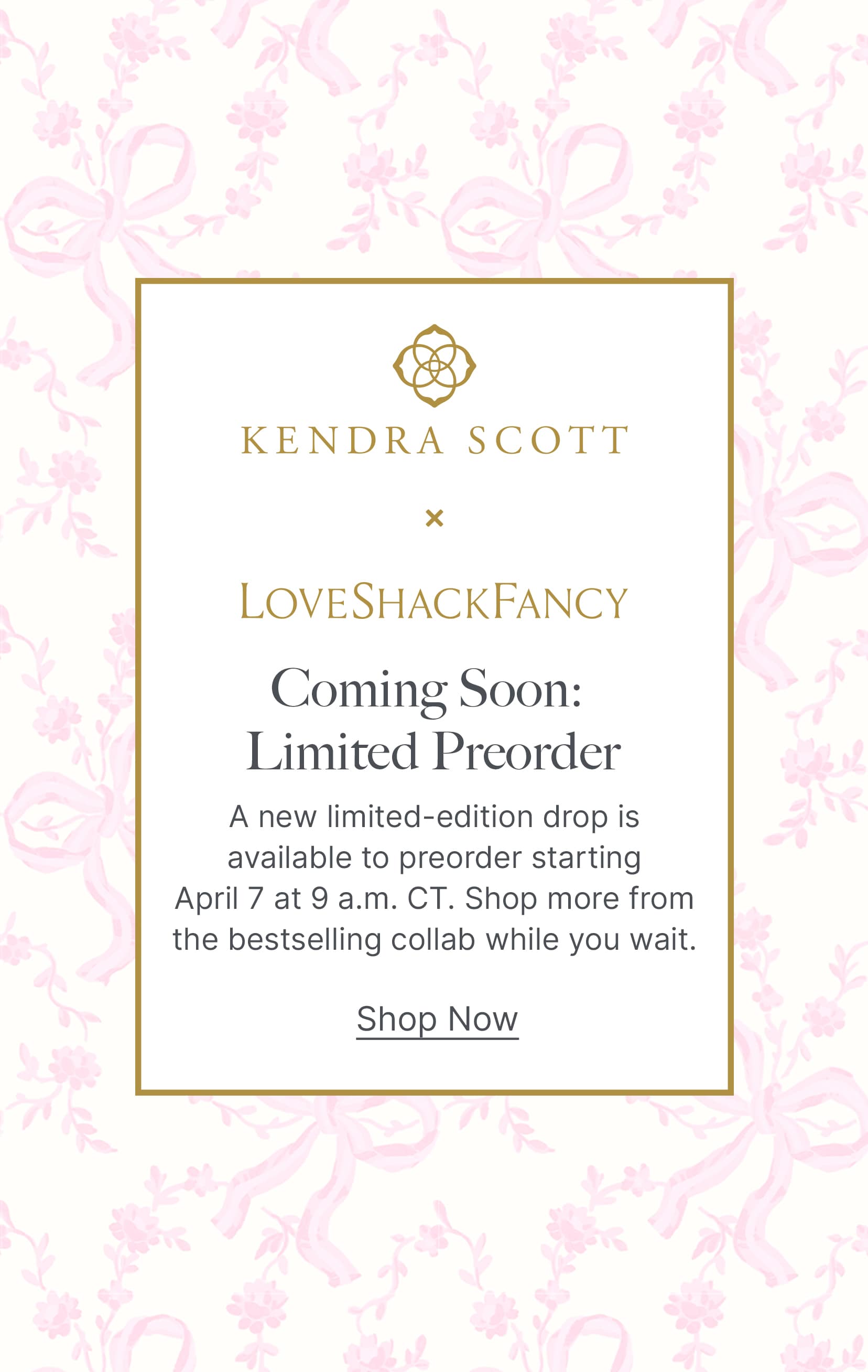 Kendra Scott x Love Shack Fancy Preorder