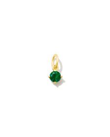 Blakely 18k Gold Vermeil Charm in Green Onyx