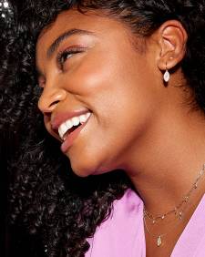 0.15 ct Vivianne 14k Yellow Gold Pendant Necklace in White Diamond