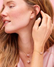 Lillia Butterfly Delicate Bracelet in Crystal