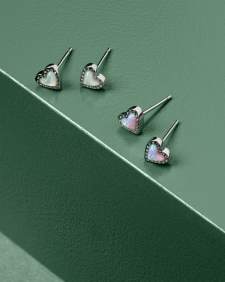 Mini Ari Heart Stud Earrings