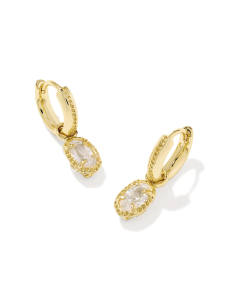 Mini Ellie Luxe Gold Huggie Earrings