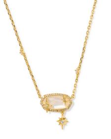 Elisa Star Gold Short Pendant Necklace
