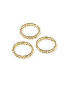 Fate Gold Ring Set of 3