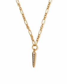 Fate Vintage Gold Short Pendant Necklace