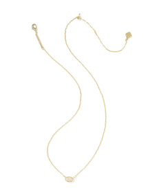 Mini Elisa Luxe Gold Pendant Necklace