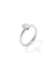 Mini Elyse Luxe Silver Band Ring