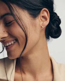 Maisie 18k Yellow Gold Vermeil June Stud Earrings