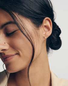 Maisie 18k Yellow Gold Vermeil June Stud Earrings