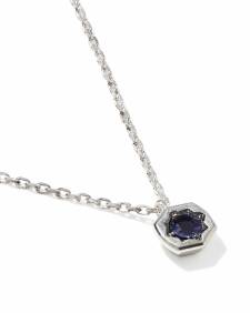 Davie Star Sterling Silver Short Pendant Necklace