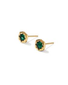 Davie Star 18k Gold Vermeil Stud Earrings