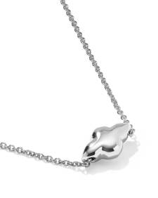 Abbie Silver Metal Short Pendant Necklace