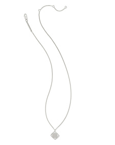 Ashby Sterling Silver Pendant Necklace in White Topaz