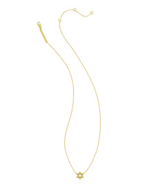 Star of David Pendant Necklace in 18k Gold Vermeil