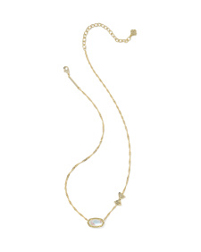 Kendra Scott x LoveShackFancy Bow Elisa Necklace
