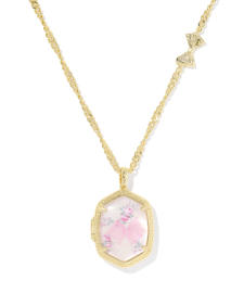 Kendra Scott x LoveShackFancy Daphne Gold Locket Necklace