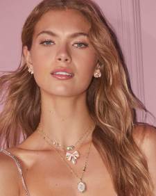 Kendra Scott x LoveShackFancy Bow Stud Earrings 