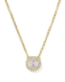 Bella Gold Short Pendant Necklace