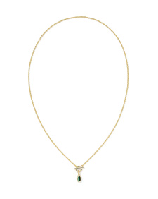 Mini Elisa Toggle Gold Short Pendant Necklace