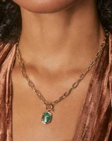 Daphne Gold Link and Chain Necklace