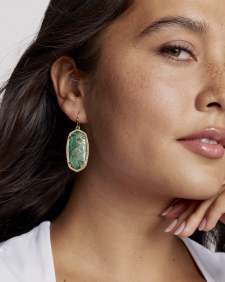 Elle Gold Drop Earrings