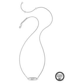 Delta Gamma Pendant Necklace in Sterling Silver