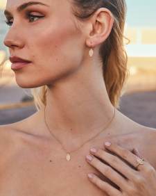 0.29 ct Vivianne 14k Yellow Gold Band Ring in White Diamond